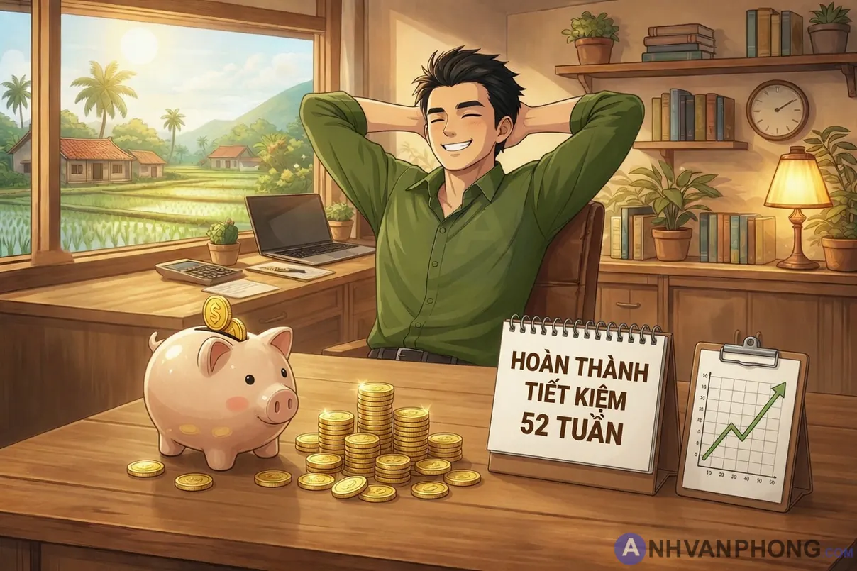 Tích tiểu thành đại thành công với thử thách 52 tuần tiết kiệm