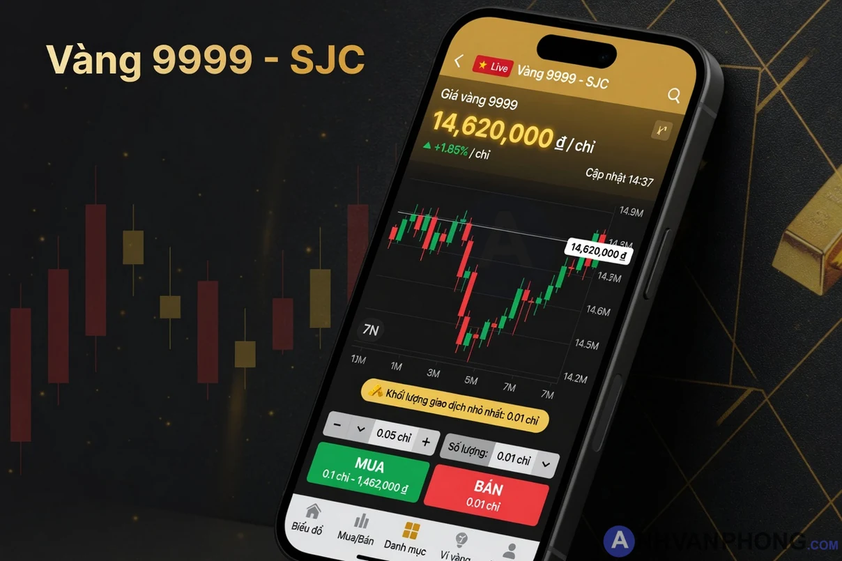 Đầu tư vàng online tiện lợi, linh hoạt và phù hợp cho người có vốn nhỏ