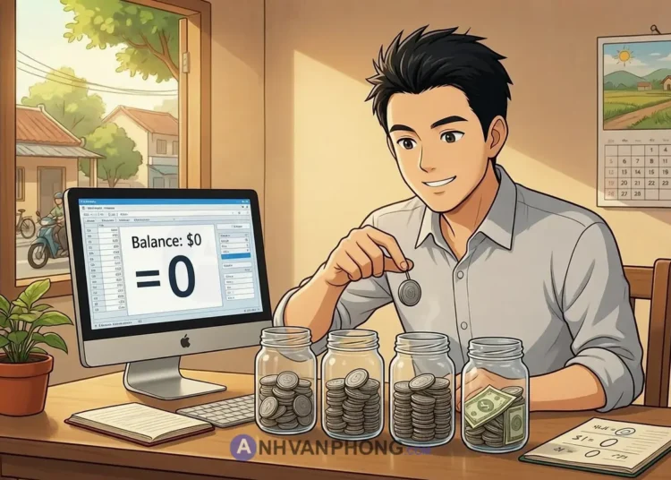 Lập ngân sách dựa trên số 0 (Zero-Based Budget): Mọi đồng lương đều có nhiệm vụ