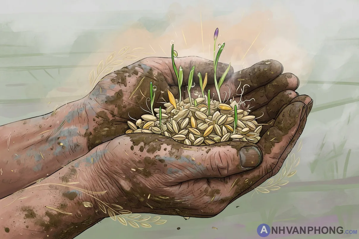 Tình yêu nghề lúa và tinh thần nhẫn nại của những người nông dân